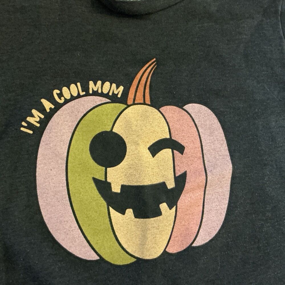 The Ever Co Orange Pumpkin Cotton Crewneck Sweatshirt I’m A Cool Mom XXL Pumpkin